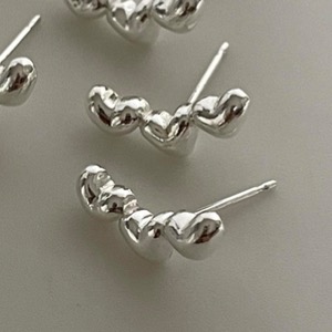 Love each earring silver